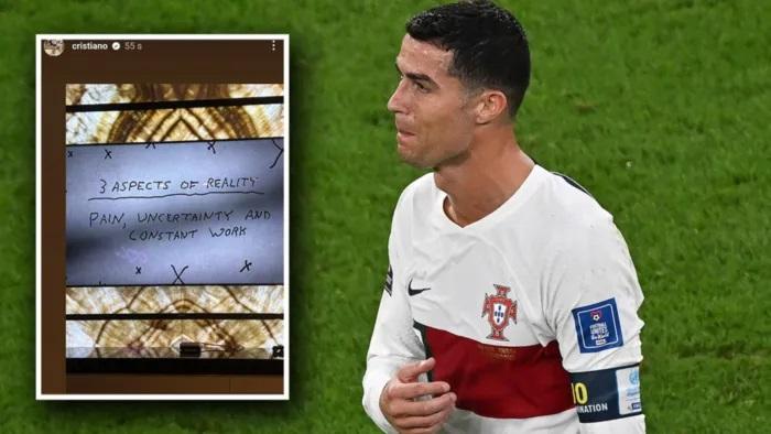 "Durere, incertitudine și muncă”: mesajul cifrat al lui Cristiano Ronaldo care îi îngrijorează pe fani