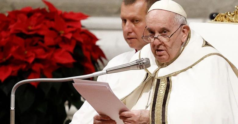 Slujba de Crăciun: Papa ne invită să ne gândim la răniții de război și la săraci