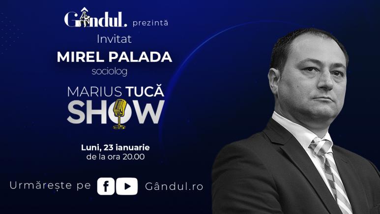 Marius Tucă Show începe luni, 23 ianuarie, de la ora 20.00, live pe mariustuca.ro