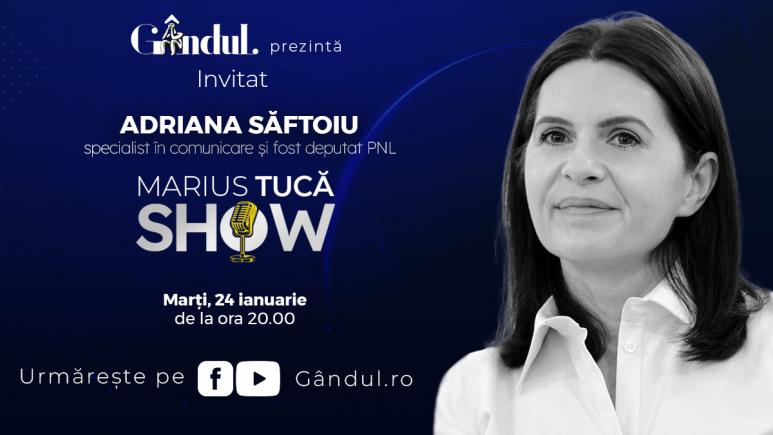 Marius Tucă Show – ediție specială. Invitată: Adriana Săftoiu - video