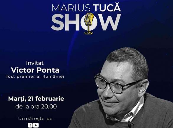Marius Tucă Show – ediție specială. Invitați: Gen. (R). Ștefan Dănilă, Victor Ponta, Ion Cristoiu și Virgil Munteanu- video