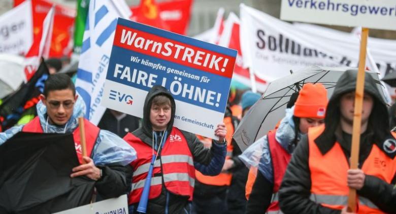 Germania: Cea mai mare grevă din ultimele decenii paralizează țara