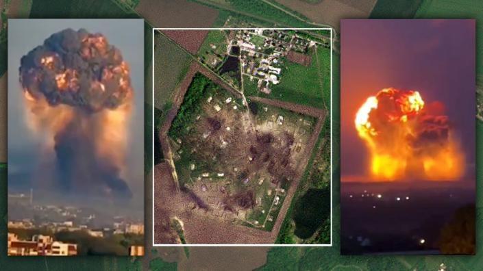 O explozie impresionantă a avut loc în vestul Ucrainei: ar putea fi vorba despre „500 de milioane de dolari de muniție distrusă”