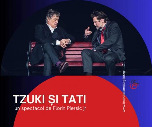 Festivalul de Teatru Ștefan Iordache. Regal actoricesc cu Florin Piersic Jr. și Marius Bodochi în piesa ”Tzuki și Tati”