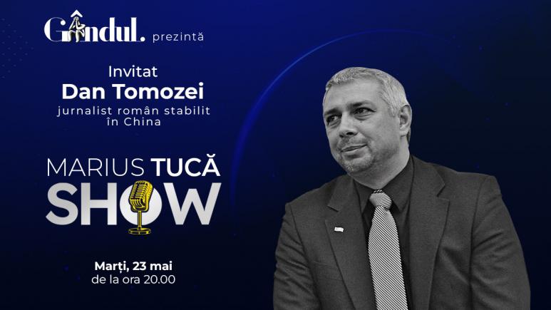 Marius Tucă Show începe marți, 23 mai, de la ora 20.00, live pe gândul.ro. Invitat: Dan Tomozei (VIDEO)