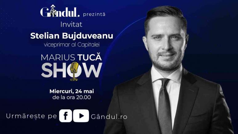 Marius Tucă Show începe miercuri, 24 mai, de la ora 20.00, live pe gândul.ro. Invitat: Stelian Bujduveanu (VIDEO)
