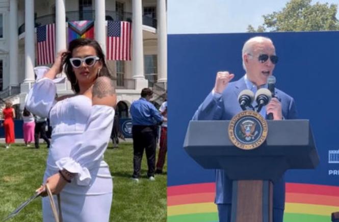Un activist transgender a fost interzis la la Casa Albă după ce s-a expus topless la evenimentul LGBTQ organizat de Biden