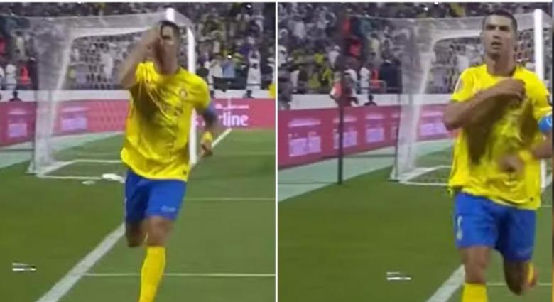 Cristiano Ronaldo marchează un gol și sărbătorește făcând semnul crucii, gest interzis în Arabia Saudită (video)