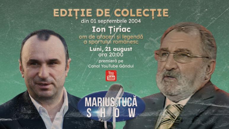 Marius Tucă Show - Ediţie de colecţie începe luni, 21 august, de la ora 20.00, pe gândul.ro (VIDEO)