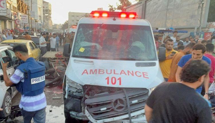 Armata israeliană susține că au efectuat atacuri aeriene asupra unei ambulanțe folosite de Hamas în nordul Gazei