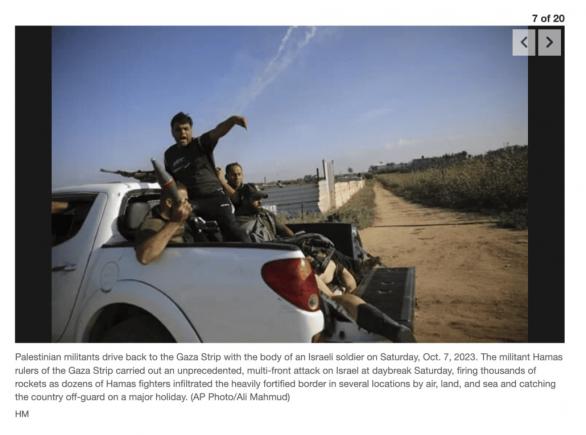 Fotografi fără frontiere: Imaginile cu atrocitățile Hamas de la Associated Press și Reuters ridică întrebări etice