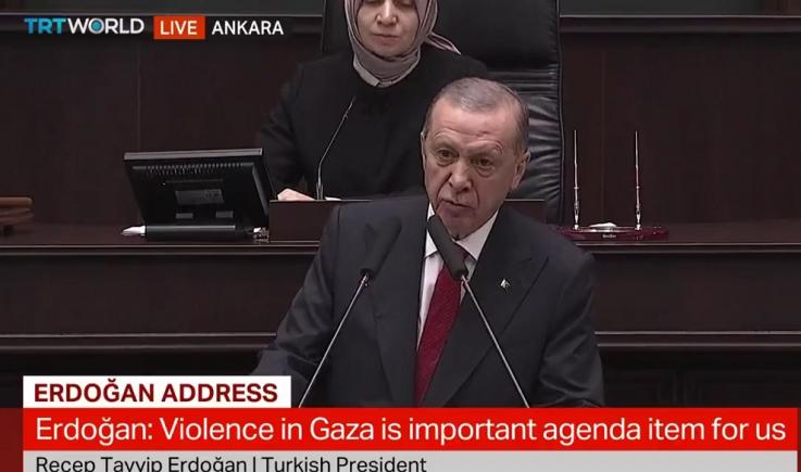 Erdogan: Israelul este un „stat terorist” iar Hamas este un „partid politic care a câștigat alegerile în Palestina”