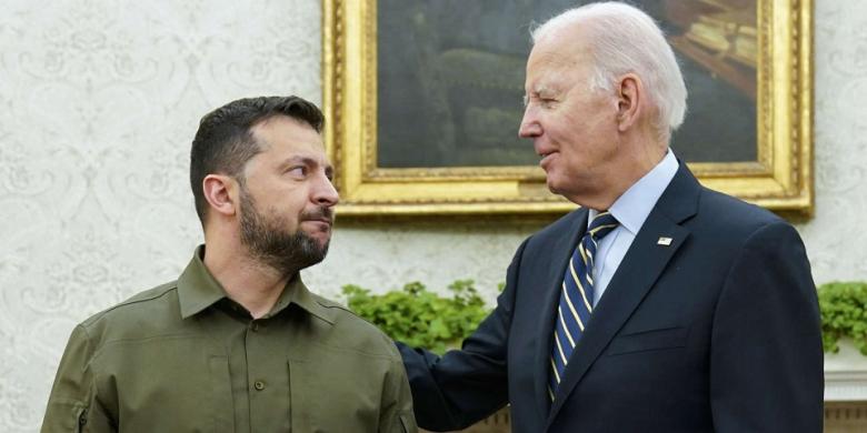 Biden îl va primi marți pe președintele ucrainean Zelensky la Casa Albă