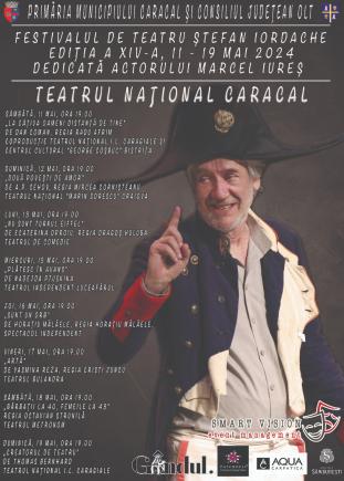 Gong pentru un nou regal actoricesc: Festivalul de Teatru ”Ștefan Iordache”, Caracal 11-19 mai