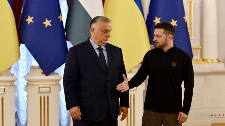 Zelensky i-a cerut lui Viktor Orban să se „alăture” eforturilor de pace ucrainene