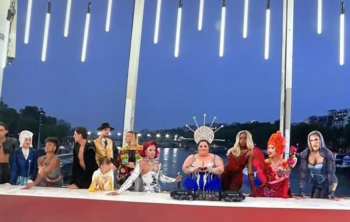 JO 2024:  transgenderi care parodiază Cina cea de taina, sărut între doi bărbați, drag queen... Ceremonia de deschidere a avut accente LGBT