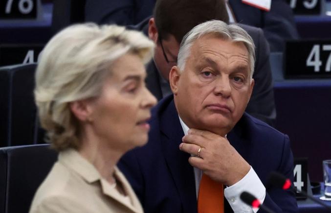 Ursula von der Leyen îl atacă dur pe Viktor Orban pentru că nu a respectat linia UE într-un discurs înflăcărat în Parlamentul European