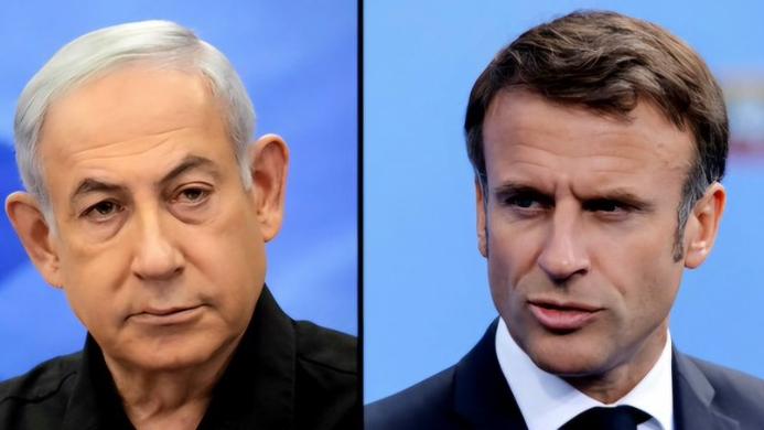 Netanyahu îi raspunde lui Macron: "Nu rezoluția ONU a creat Israelul ci victoria în Războiul de Independență platită cu sângele supraviețuitorilor Holocaustului în special cei ai regimului de la Vichy din Franța"