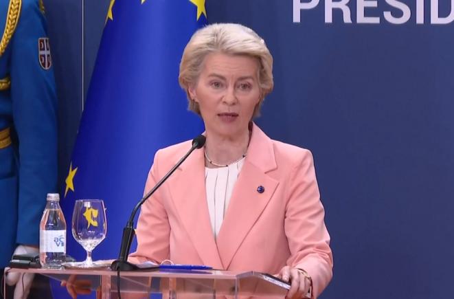 Ursula von der Leyen a anulat întâlnirea cu premierul sârb din cauza legăturilor lui cu Rusia