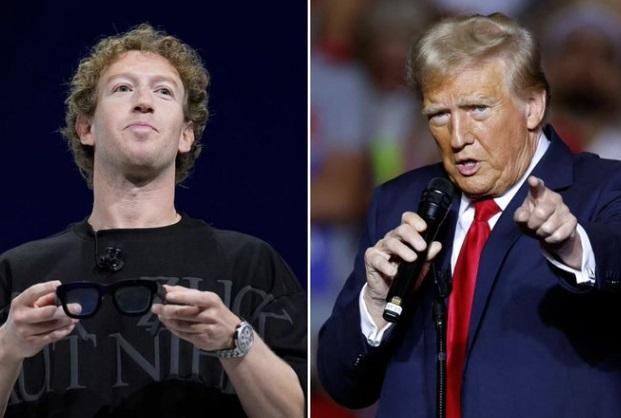 Mark Zuckerberg a luat masa cu Donald Trump la Mar-a-Lago