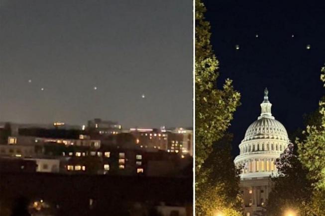 Lumini misterioase deasupra Capitoliului provoacă panică legată de OZN-uri în Washington: „Se întâmplă deja!”