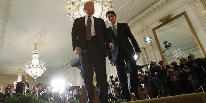 Trump îl ironizează din nou în mod public pe Trudeau: "Canada ar trebui să fie un stat american"