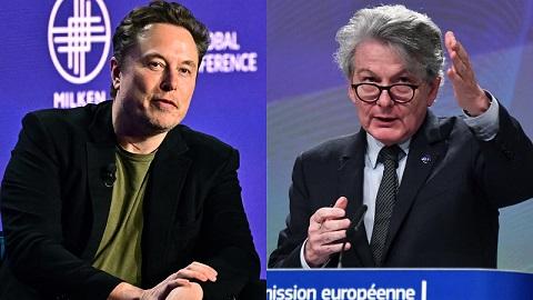 "Singurul motiv pentru care tu nu vorbești germană sau rusă astăzi este interferența străină", îi răspunde Elon Musk francezului Thierry Breton