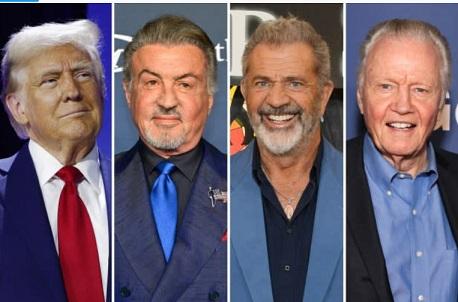 Trump îi alege pe Mel Gibson, Sylvester Stallone și Jon Voight drept „ambasadori” de la Hollywood