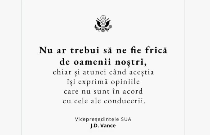 Ambasada SUA: "A crede în democrație înseamnă a recunoaște că fiecare cetățean are dreptul la opinie"