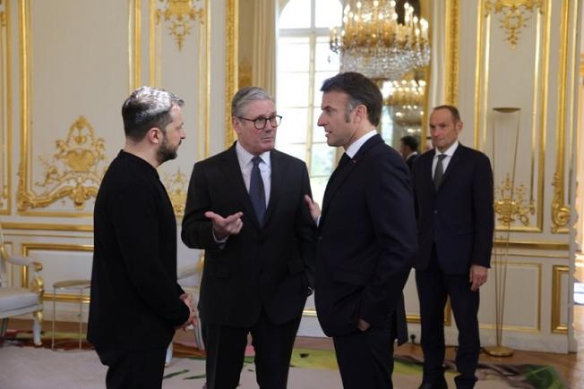 Macron, Merz, Starmer și Tusk cer Moscovei un armistițiu de 30 de zile, în timpul vizitei la Kiev