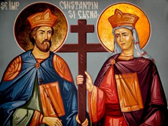 Calendar ortodox 21 mai: Sfinţii Împăraţi Constantin şi Elena