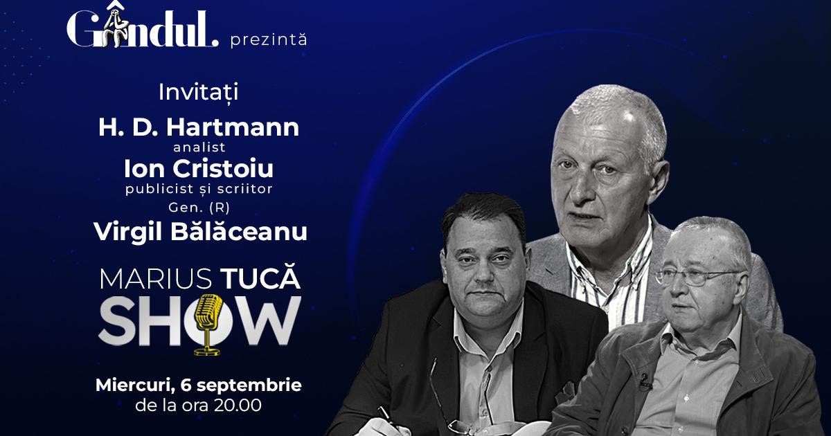 Marius Tuc Show Ncepe Miercuri Septembrie De La Ora Live Pe G Ndul Ro Invita I Dr