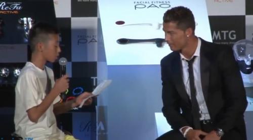 GEST SUPERB al lui Cristiano Ronaldo: De ce râdeți, ce-i așa amuzant? Se străduiește și el (VIDEO)