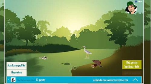 Te joci şi înveţi: „Salvează râul” - program interactiv de educaţie ecologică  