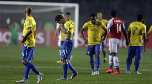 Șoc. Brazilia eliminată de la Copa America 2015