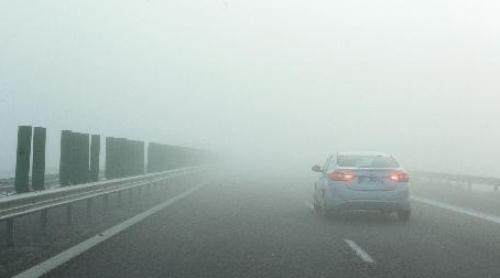 COD GALBEN de ceață pe Autostrada Soarelui și în judeţele Constanţa și Tulcea. Atenționarea meteo, valabilă până la ora 11:00