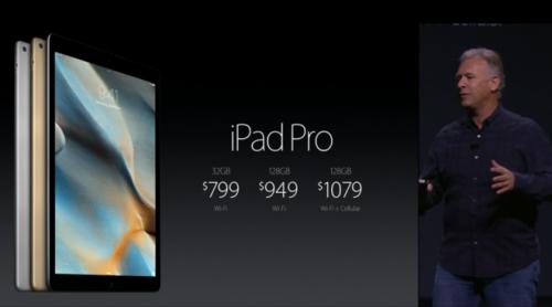 Şi a fost seara Apple: iPad Pro, iPhone 6s, iPhone 6s Plus