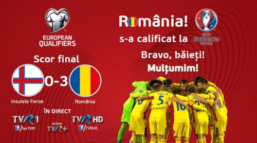 2,3 milioane de români s-au uitat la calificarea României la UEFA EURO 2016 