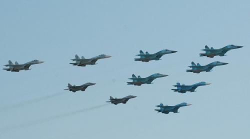 Forțele aeriene ale Rusiei au anunțat că au efectuat 700 de lovituri în Siria