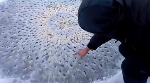 Un obiect bizar descoperit într-un lac înghețat din Utah aprinde imaginația internauților (VIDEO)