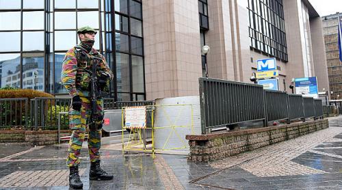 Atac terorist dejucat la Bruxelles