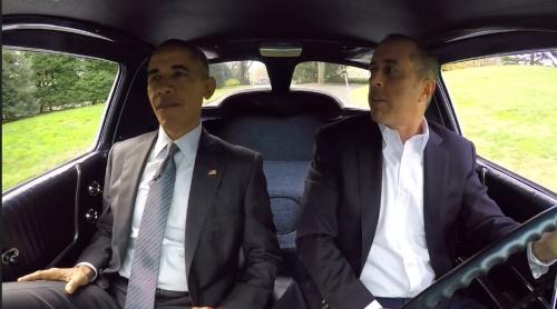 Barack Obama a apărut într-un serial de comedie alături de Jerry Seinfeld (VIDEO)