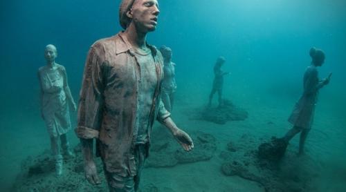 Primul muzeu subacvatic din Europa! Imagini spectaculoase în apele Atlanticului (VIDEO)