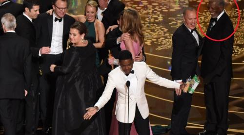 Morgan Freeman, de neoprit! Urmărește cel mai viralizat moment de la Oscaruri (VIDEO)
