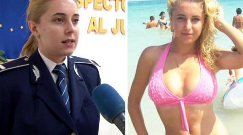 O polițistă din România a ajuns vedetă în Austria: Este cea mai sexy polițistă din lume
