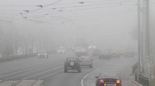 ALERTĂ METEO! Cod galben de ceaţă în mai multe zone din țară, inclusiv în Bucureşti