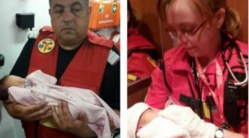 Un bebeluș aruncat într-o pungă de gunoi a fost găsit pe bulevardul Ion Mihalache din București!