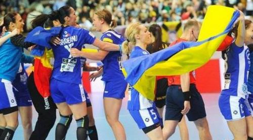 Dumnezeu binecuvântează România. La handbal feminin