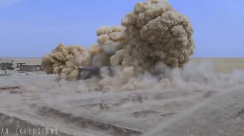 Comoară arheologică, spulberată într-o secundă! Momentul în care ISIS aruncă în aer un templu vechi de 3000 de ani (VIDEO)