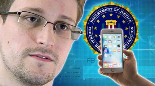 Snowden, coautorul unui iPhone care te alertează când eşti urmărit